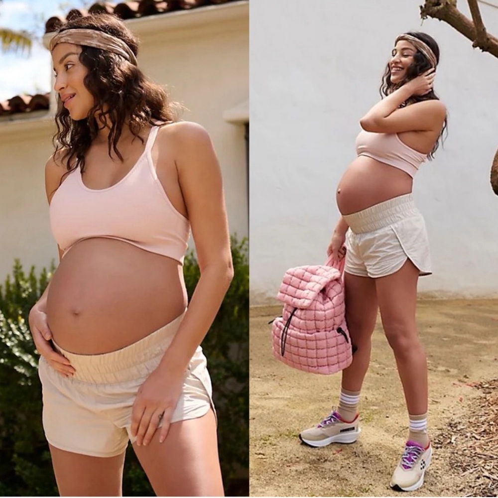 Free People x Hatch Maternity Shorts